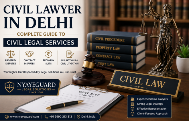 Civil Lawyer in Delhi – Expert Civil Legal Services by NyayeGuard