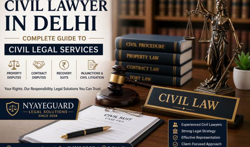Civil Lawyer in Delhi – Expert Civil Legal Services by NyayeGuard