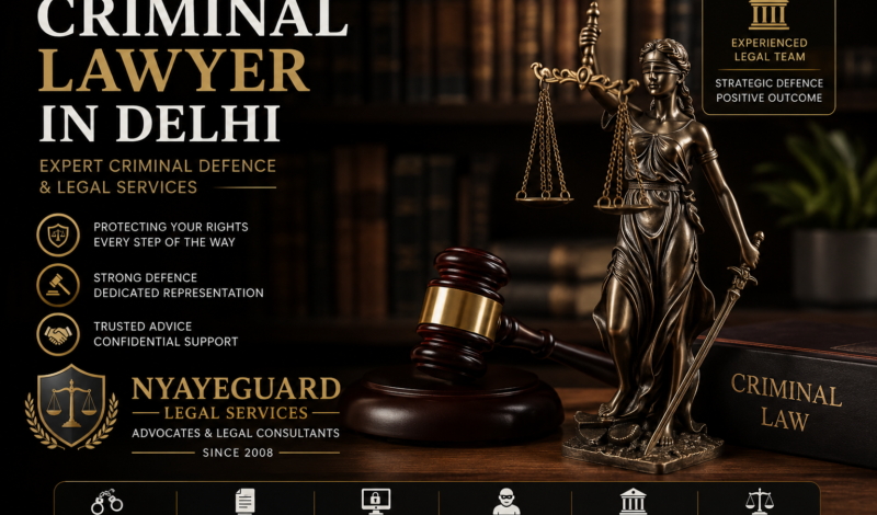 Criminal Lawyer in Delhi – Expert Criminal Defence Services by NyayeGuard